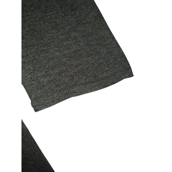 Cacia Womens 1X Charcoal Long Sleeve Asymmetric Hem Top - Picture 5 of 5